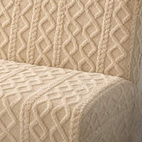 Sofa Bed Cover – Cable Knit – Ivory Cream