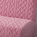 Sofa Bed Cover – Cable Knit – Rose Pink