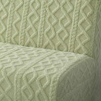 Sofa Bed Cover – Cable Knit – Sage Green