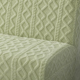 Sofa Bed Cover – Cable Knit – Sage Green