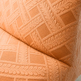 Sofa Bed Cover – Diamond Jacquard – Burnt Orange