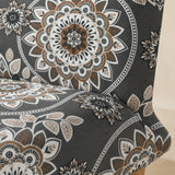 Sofa Bed Cover – Mandala Medallion – Charcoal
