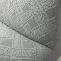 Sofa Bed Cover – Diamond Jacquard – Silver Grey