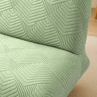 Sofa Bed Cover – Geometric Jacquard – Pistachio Green