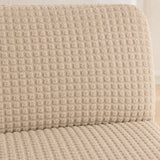 Sofa Bed Cover – Waffle – Mauve Pink