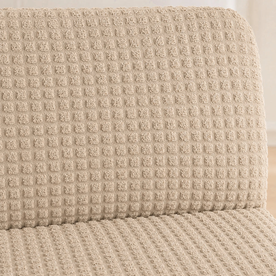 Sofa Bed Cover – Waffle – Mauve Pink