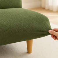 Sofa Bed Cover – Boucle – Olive