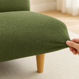 Sofa Bed Cover – Boucle – Olive