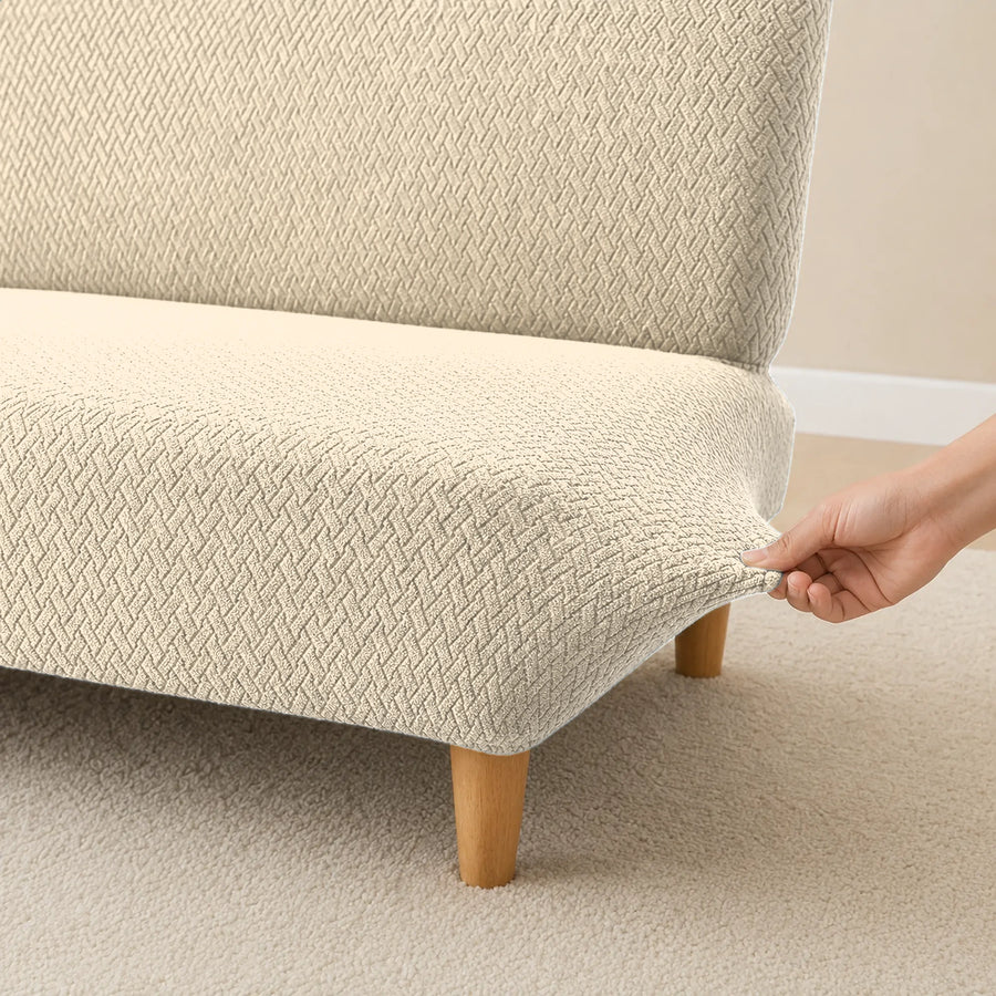 Sofa Bed Cover – Polar Fleece – Cream