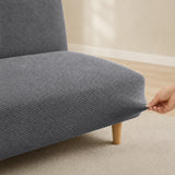 Sofa Bed Cover – Textured Stretch – Slate Grey