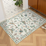Covaba modern parisian insect doormat in warm beige, styled in a room setting