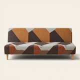 Sofa Bed Cover – Abstract – Terracotta