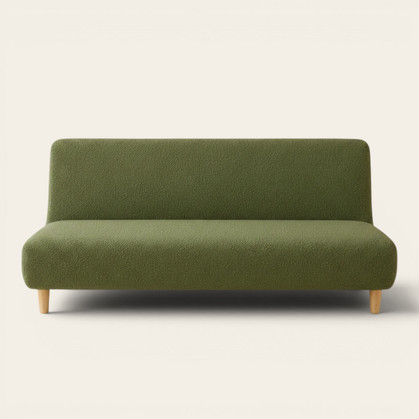 Sofa Bed Cover – Boucle – Olive