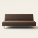 Sofa Bed Cover – Textured Stretch – Mocha Brown