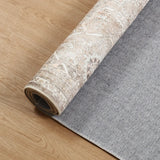 Covaba vintage sand rug in warm beige, styled in a room setting, view 2