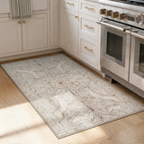 Covaba vintage woodland area rug in warm beige, styled in a room setting, view 22