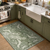 Covaba vintage woodland doormat in olive grove, styled in a room setting, view 4
