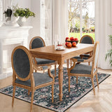 Covaba ultra-thin vintage floral moroccan trellis area rug in ink black, styled in a room setting, view 7