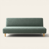 Sofa Bed Cover – Textured Stretch – Sage Green