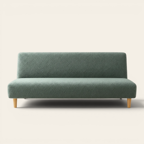 Sofa Bed Cover – Textured Stretch – Sage Green