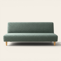 Sofa Bed Cover – Textured Stretch – Sage Green