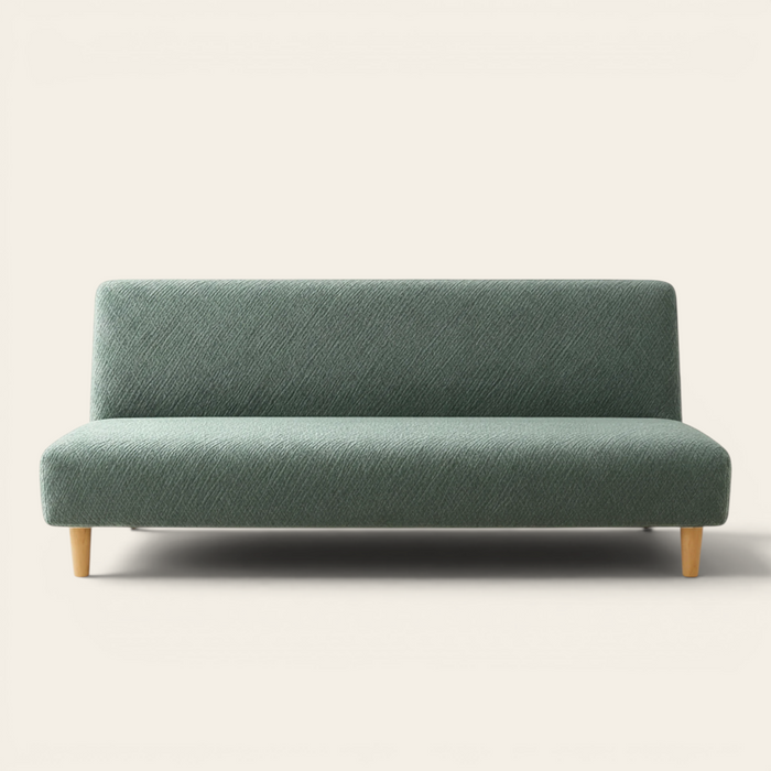 Sofa Bed Cover – Textured Stretch – Sage Green