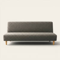 Sofa Bed Cover – Textured Stretch – Greige