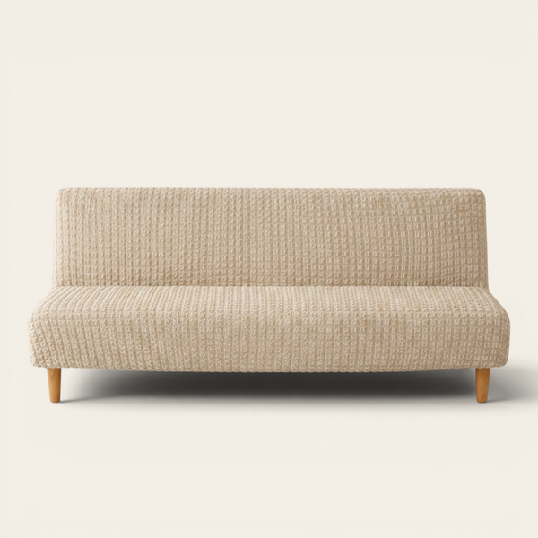 Sofa Bed Cover – Waffle – Mauve Pink