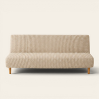 Sofa Bed Cover – Waffle – Mauve Pink