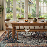 Covaba wild tiger area rug in coffee brown, styled in a room setting, view 4