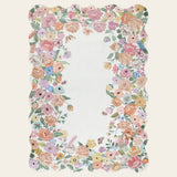 Rug – Cottagecore Floral Scalloped – Ivory Cream