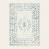 Rug – Vintage Traditional Floral – Stormy Blue