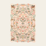 Rug – Maximalist Unicorn Garden Scalloped – Blush Clay