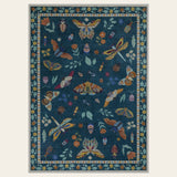 Covaba modern parisian insect doormat in fern green, shown flat on a plain ivory backdrop