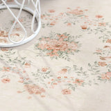 Covaba vintage traditional floral rug in warm beige, styled in a room setting, view 3