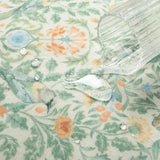 Covaba vintage floral bird rug in willow sage, styled in a room setting, view 2