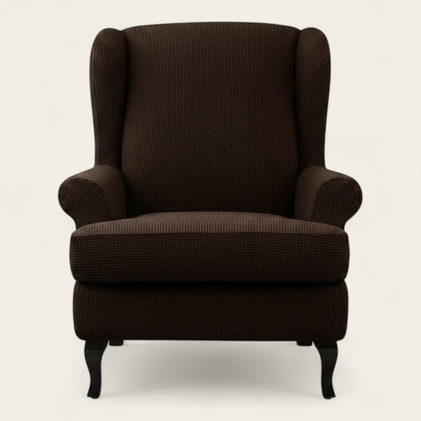 Armchair Cover – Smooth – Espresso