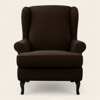 Armchair Cover – Smooth – Espresso
