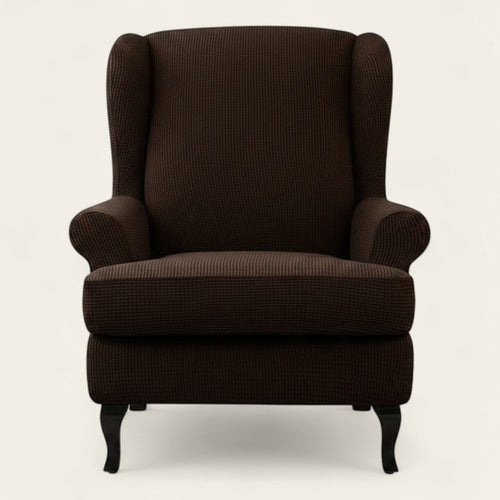 Armchair Cover – Smooth – Espresso