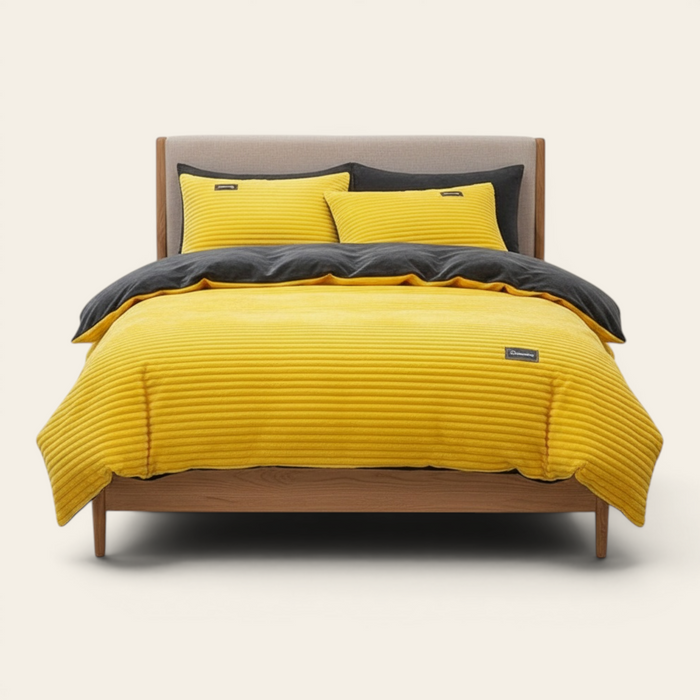 Bedding Set – Corduroy Velvet – Honey