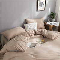 Bedding Set – Cotton Plain – Caramel