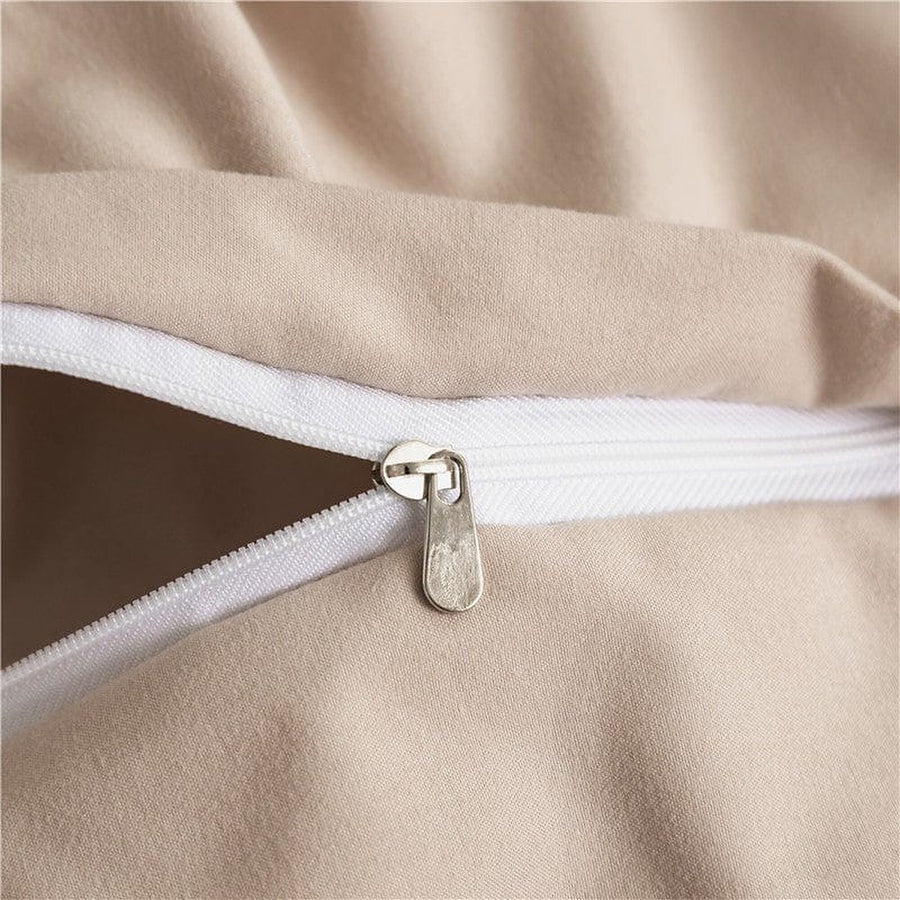 Bedding Set – Cotton Plain – Caramel