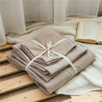 Bedding Set – Cotton Plain – Caramel