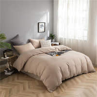Bedding Set – Cotton Plain – Caramel