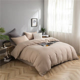 Bedding Set – Cotton Plain – Caramel