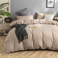 Bedding Set – Cotton Plain – Caramel