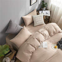 Bedding Set – Cotton Plain – Caramel