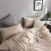 Bedding Set – Cotton Plain – Caramel
