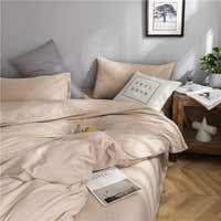 Bedding Set – Cotton Plain – Caramel