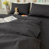 Duvet Cover – Cotton Plain – Ink Black